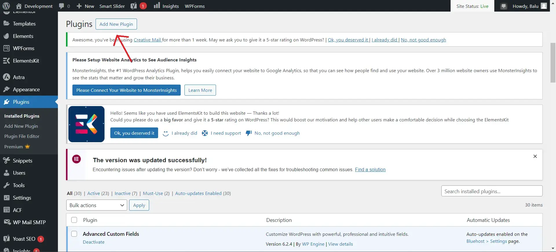 Add New Plugin